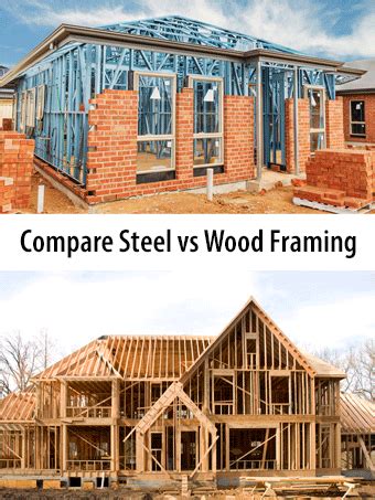 metal house vs wood house cost|steel frame vs wood house.